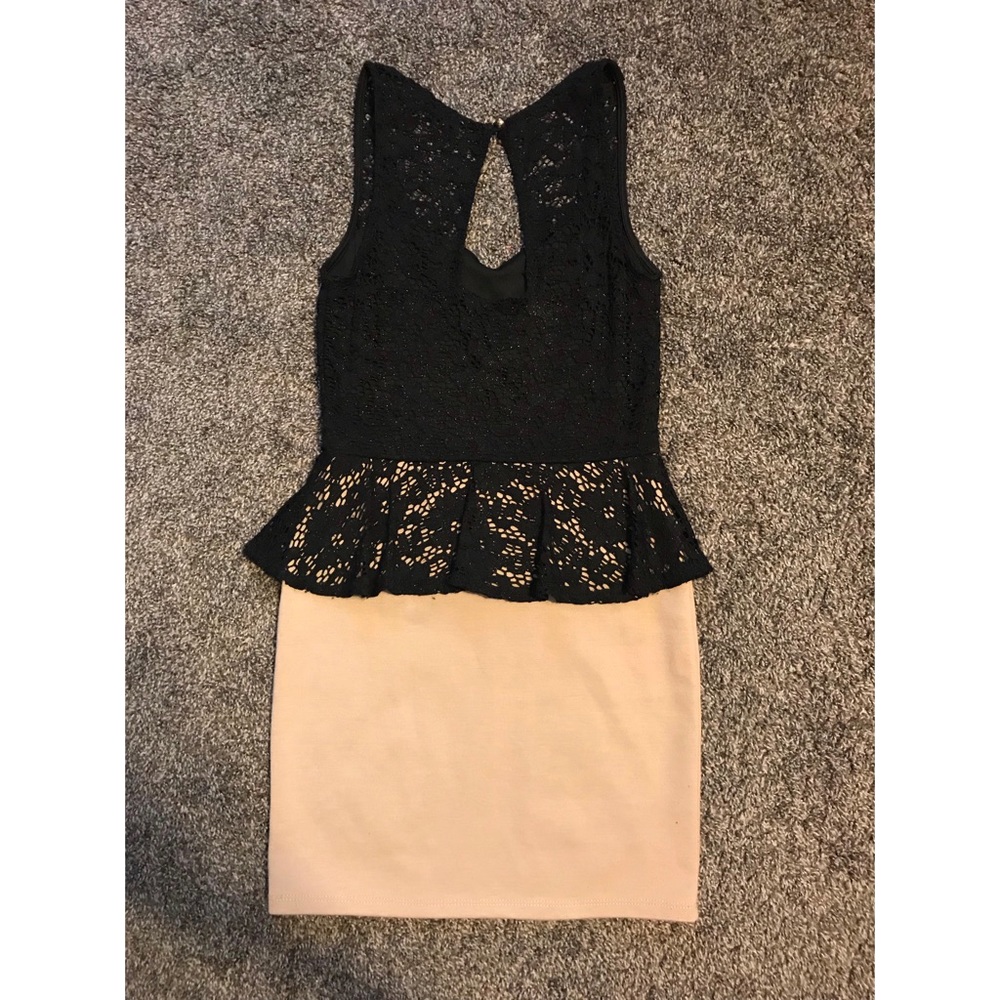 Peplum Mini Dress